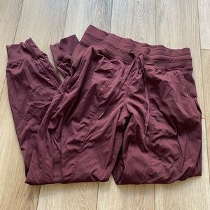 Lululemon Burgundy Lounge Dance Pants Size 6